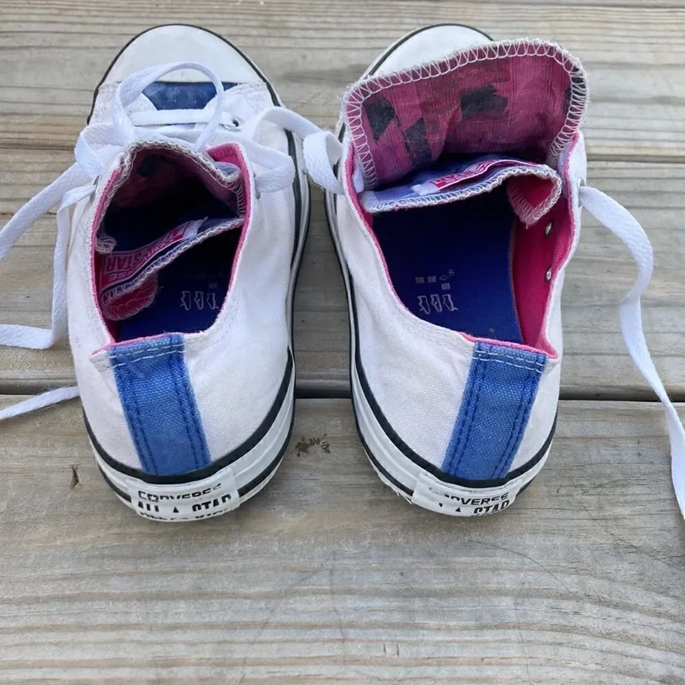 Converse All Star CTAS Double Tongue White/purple  Sneakers